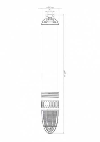 Погружной насос Джилекс скважинный ВОДОМЕТ 55/35 ок 5535