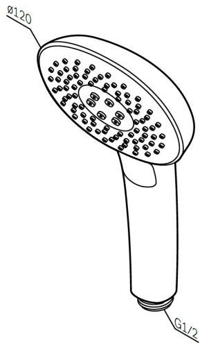 Душевая лейка AM.PM Spirit 2.0 F0270A000