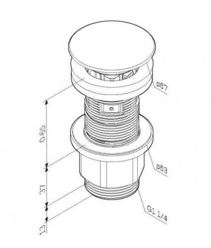 Донный клапан AM.PM F070M100