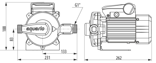 Насос повышающий давление AQUARIO Tema-400EA