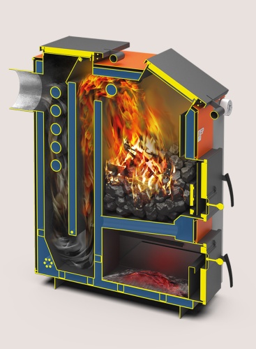 Котел твердотопливный 45кВт Теплодар КУППЕР ЭКСПЕРТ-45