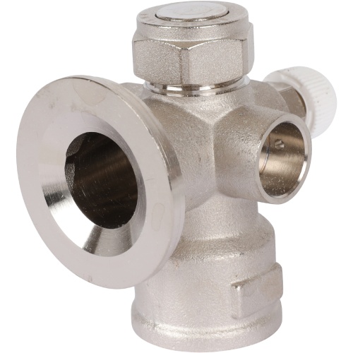 Насосно-смесительный узел Stout с 4-ходовым термостатическим клапаном, без насоса